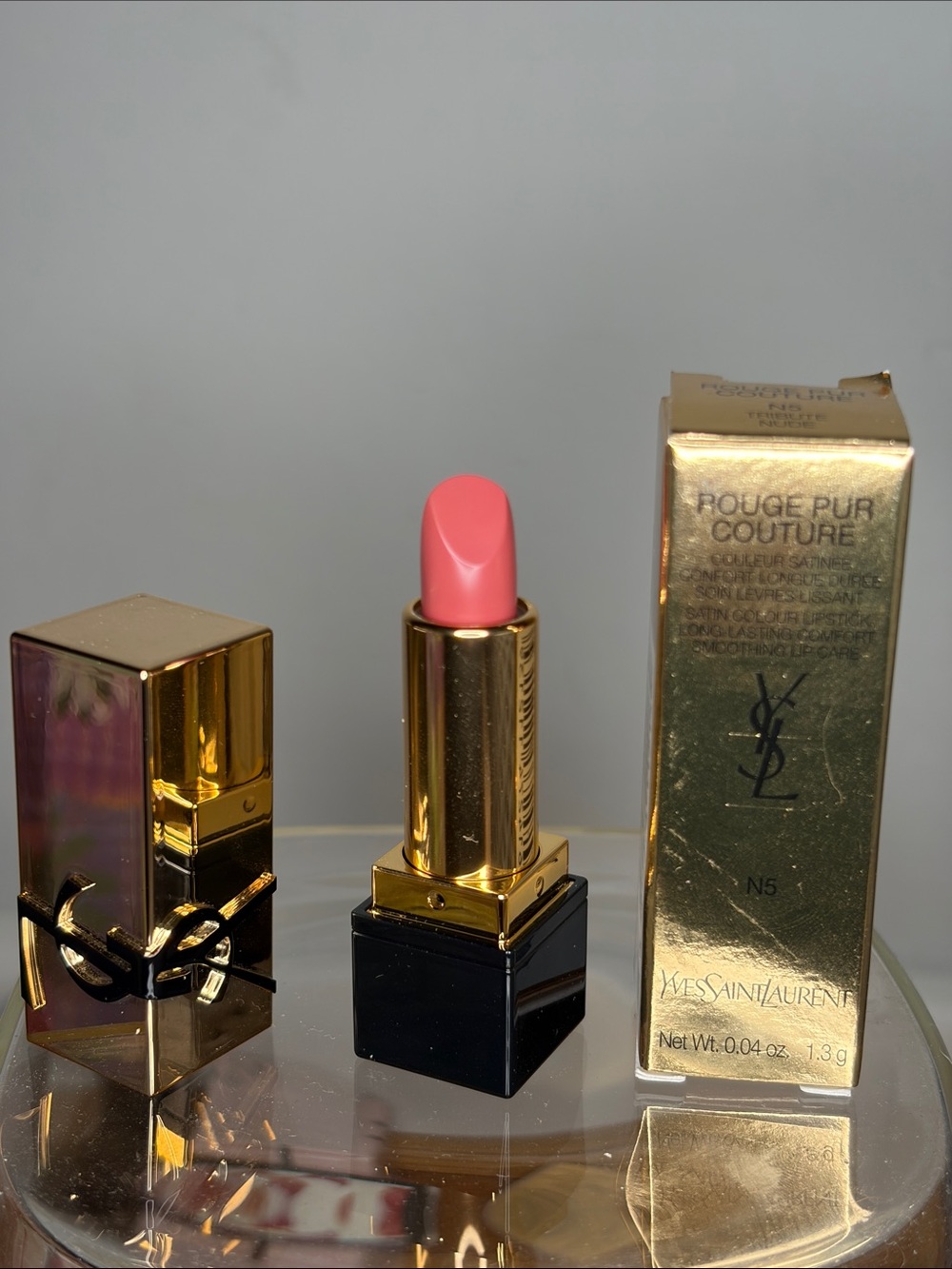 Yves Saint Laurent Satin Lipstick Mini - Tribute Nude